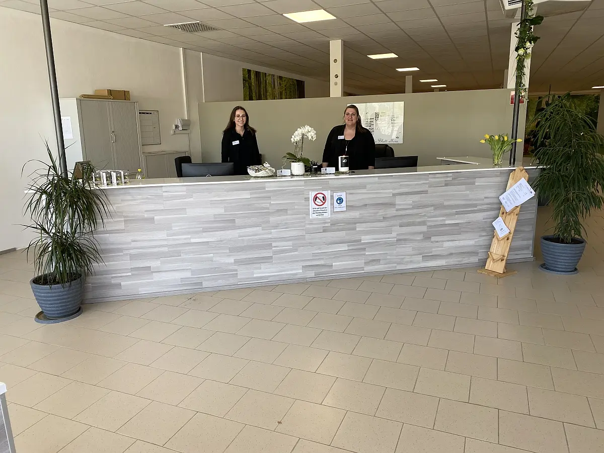 Innenansicht Empfang - Bestattung Marcus Biermeier in Kelheim